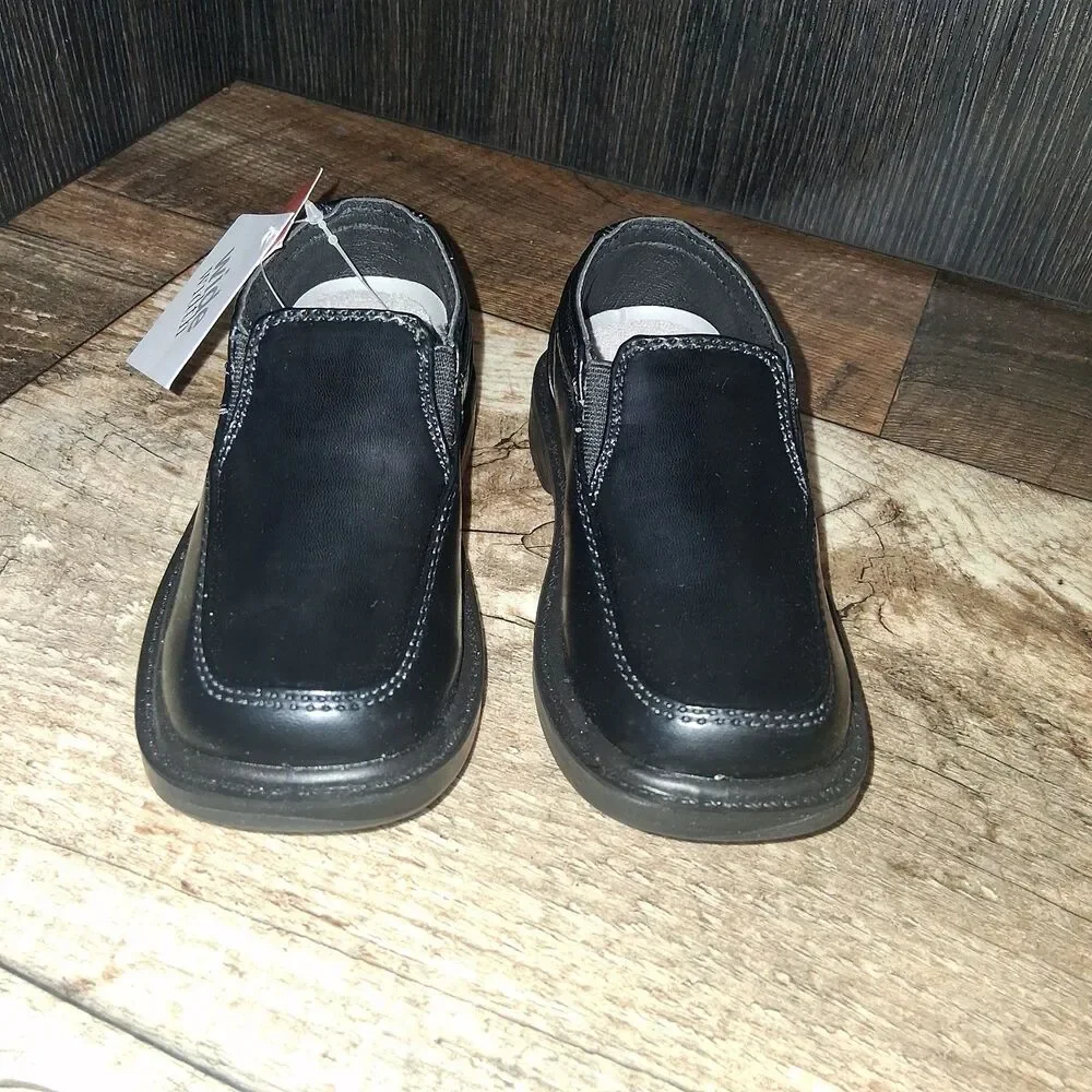 Deer Stags Toddler Brian Dress Comfort Slip-On Loafer Black Size 6TW